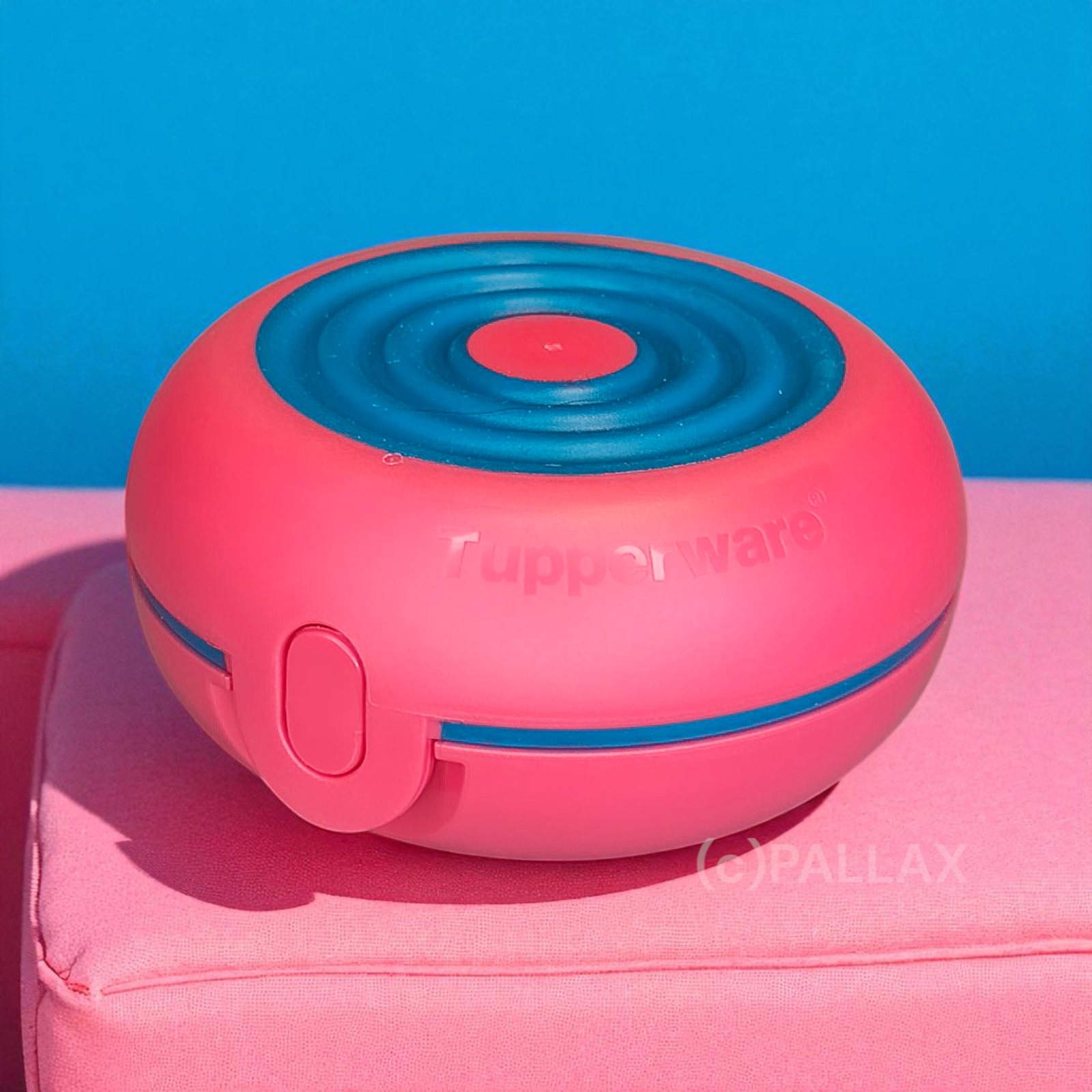 TUPPERWARE  A146 FLEXI-TWIN MINI ROSA TÜRKIS BROTDOSE