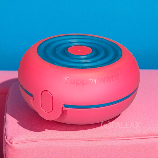 TUPPERWARE  A146 FLEXI-TWIN MINI ROSA TÜRKIS BROTDOSE