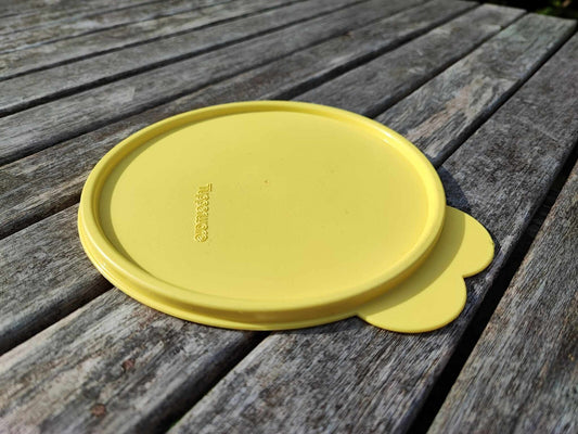 TUPPERWARE ERSATZDECKEL SOMMER-DROP KLEINE BACKSCHÜSSEL GELB