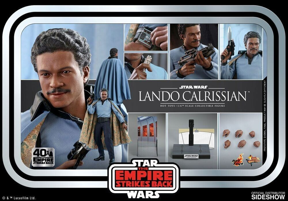 HOT TOYS STAR WARS LANDO CALRISSIAN 40th ANNIVERSARY ESB 1/6  TMS588