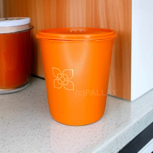 TUPPERWARE A35 STAR-SET 2,8 L ORANGE VINTAGE VORRATSDOSE