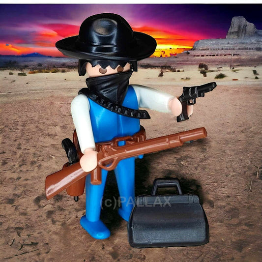 PLAYMOBIL 3383 BANDIT WESTERN COWBOY / 1992
