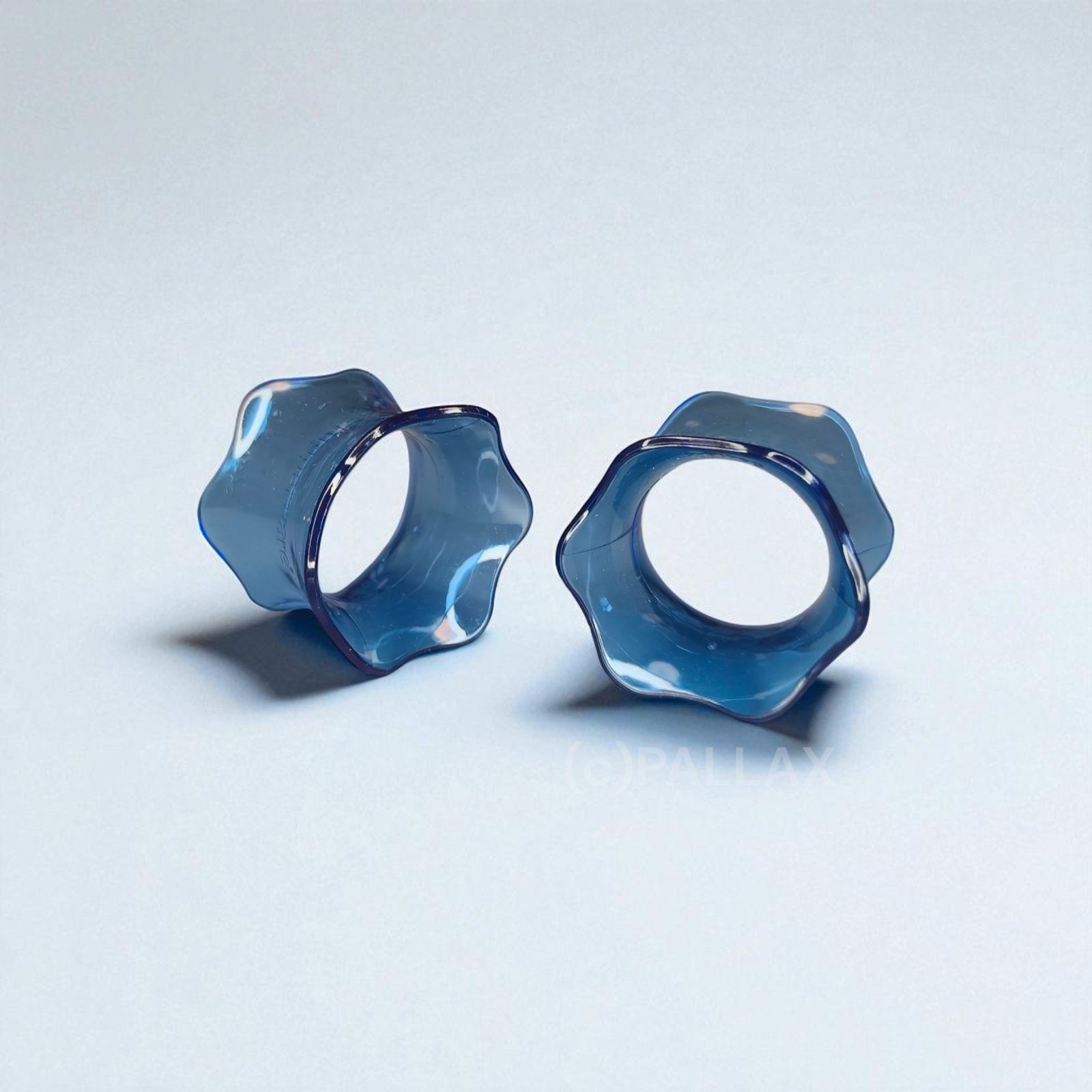 TUPPERWARE ELEGANZIA SERVIETTEN-RINGE BLAU SONDERMODELL