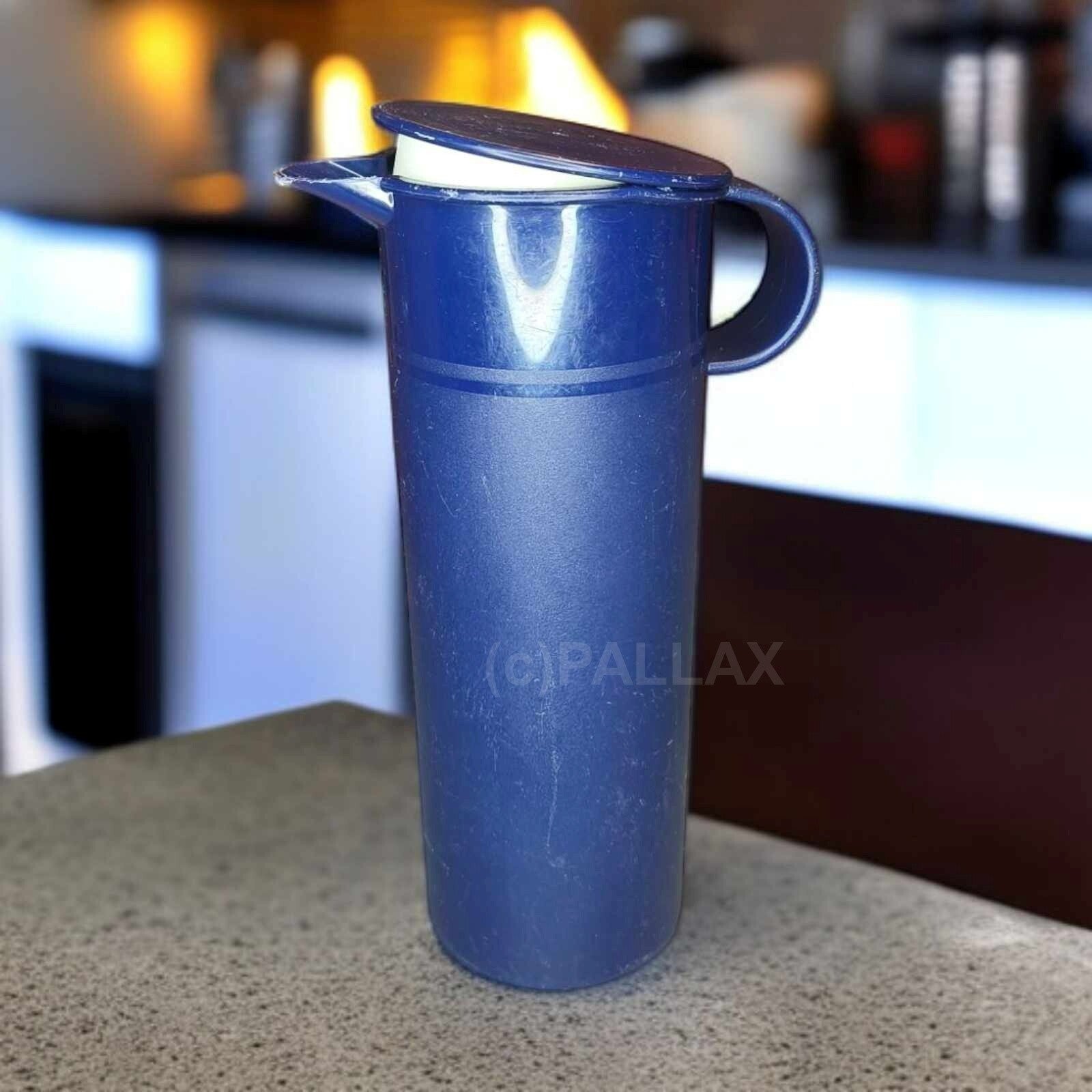 TUPPERWARE C77 PRELUDIO LONGDRINK 1,0 L INDIGO KANNE SAFTKANNE