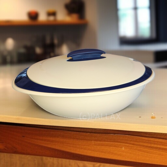 TUPPERWARE C131 THERMO-DUO 1,5 L + 2,1 L INDIGO THERMO-SCHÜSSEL