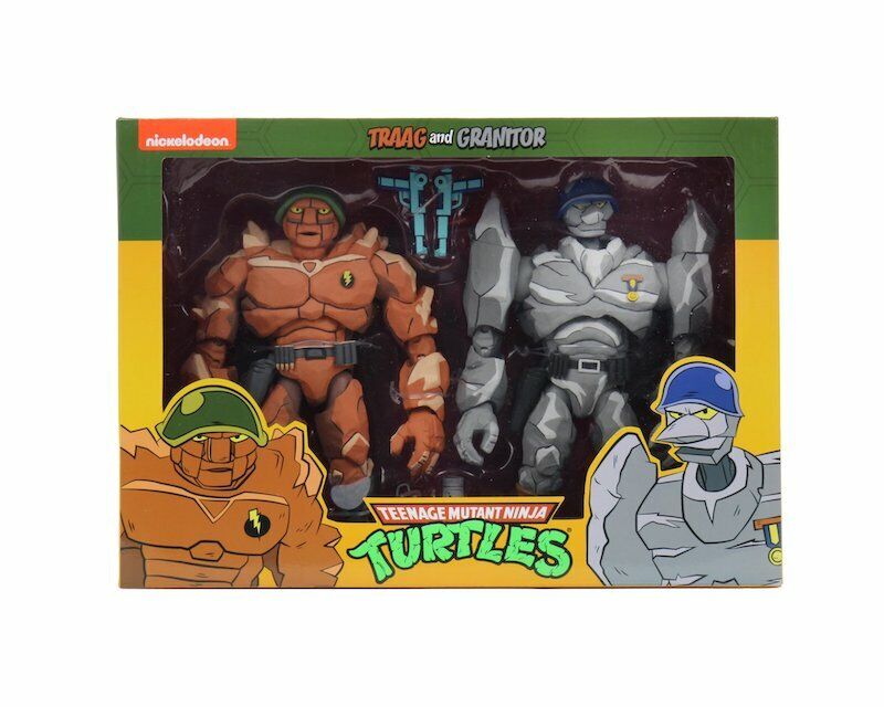 NECA TEENAGE MUTANT NINJA TURTLES GENERAL TRAAG & LT. GRANITOR  2-PACK / NECA