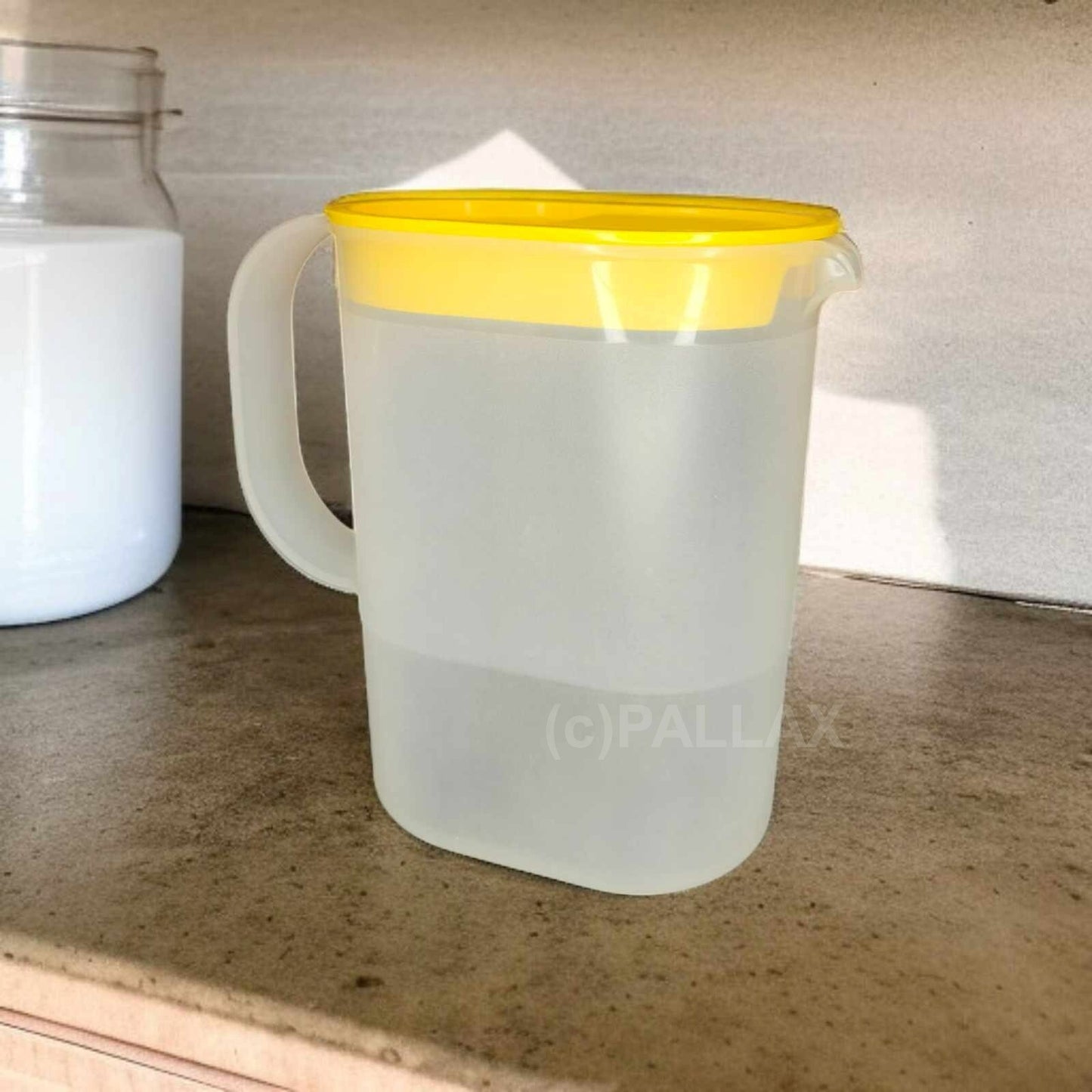 TUPPERWARE VINTAGE SAFTKANNE 1,2 L GELB KANNE