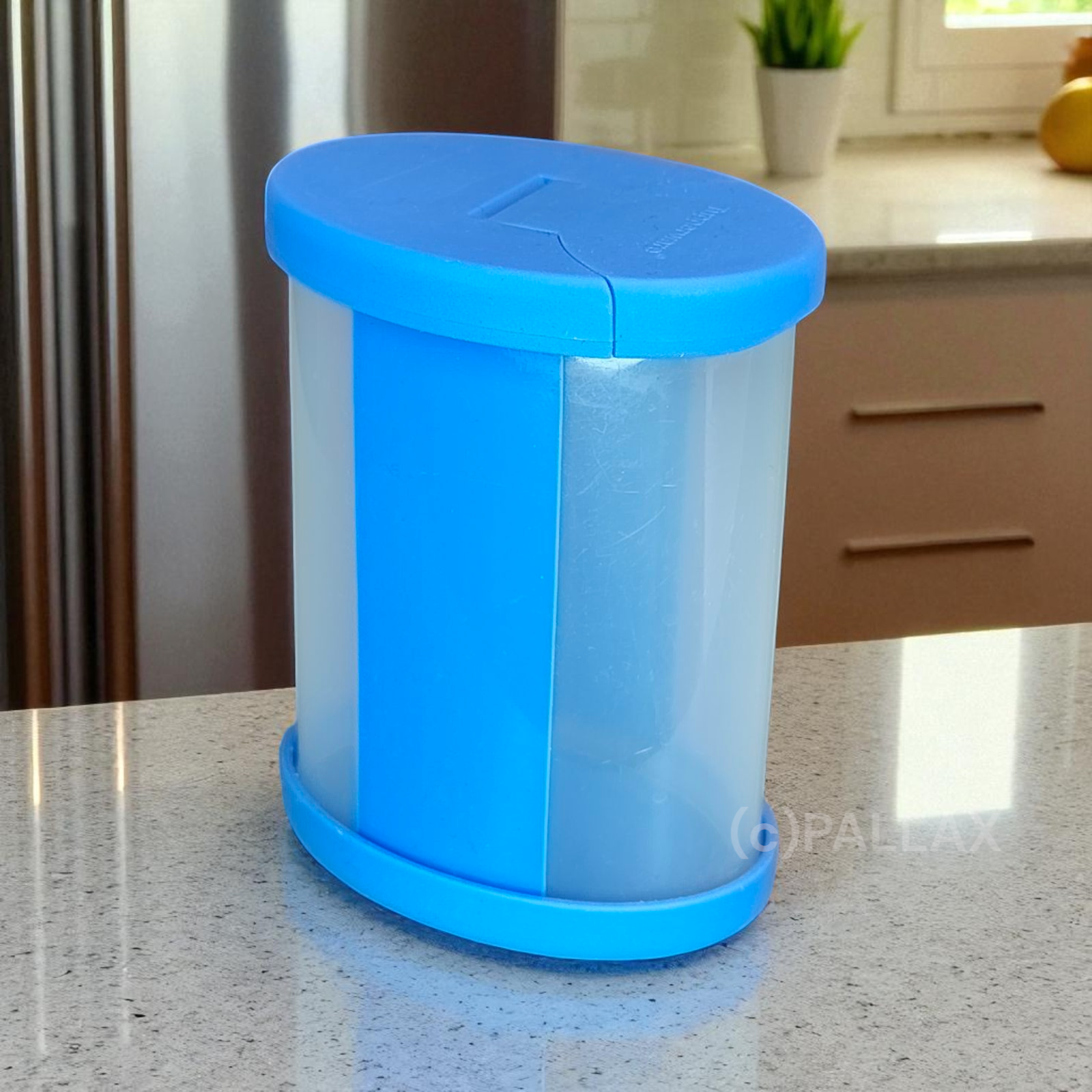 TUPPERWARE A121 ORIENT EXPRESS GEWÜRZ-BEHÄLTER 275 ML BLAU