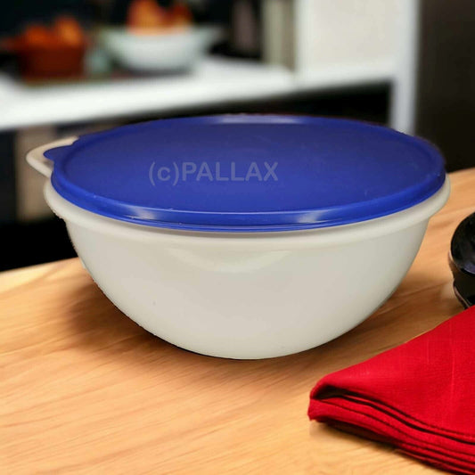 TUPPERWARE B03 MINI-MAX BACKSCHÜSSEL 2,75 L BLAU WEISS