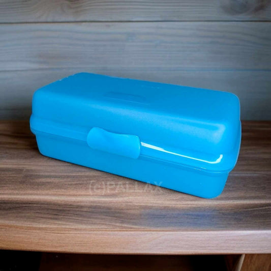TUPPERWARE A127 GROSSE SANDWICH-BOX BLAU BROTDOSE VESPERBOX