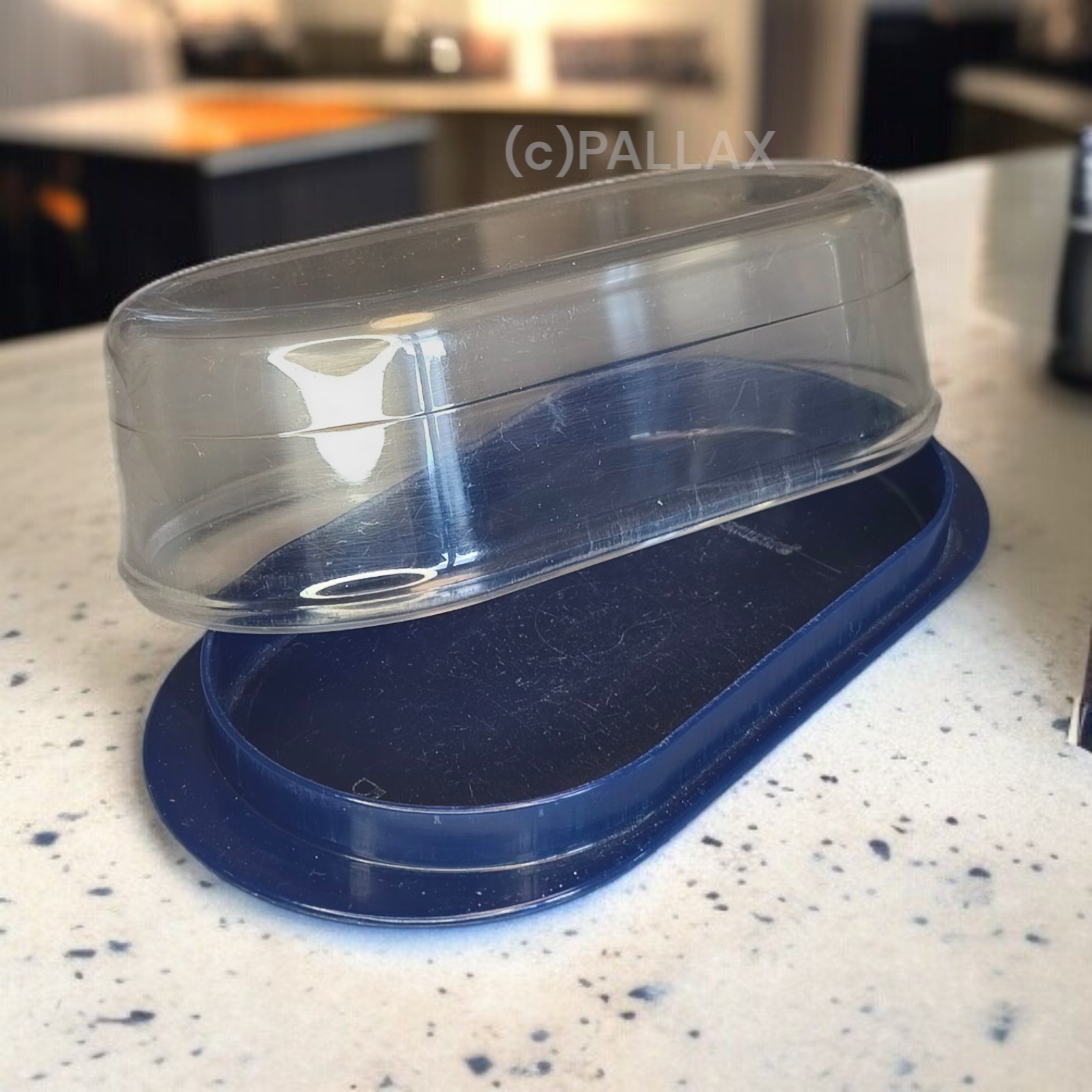 TUPPERWARE C25 BUTTERPERLE INDIGO BUTTERDOSE