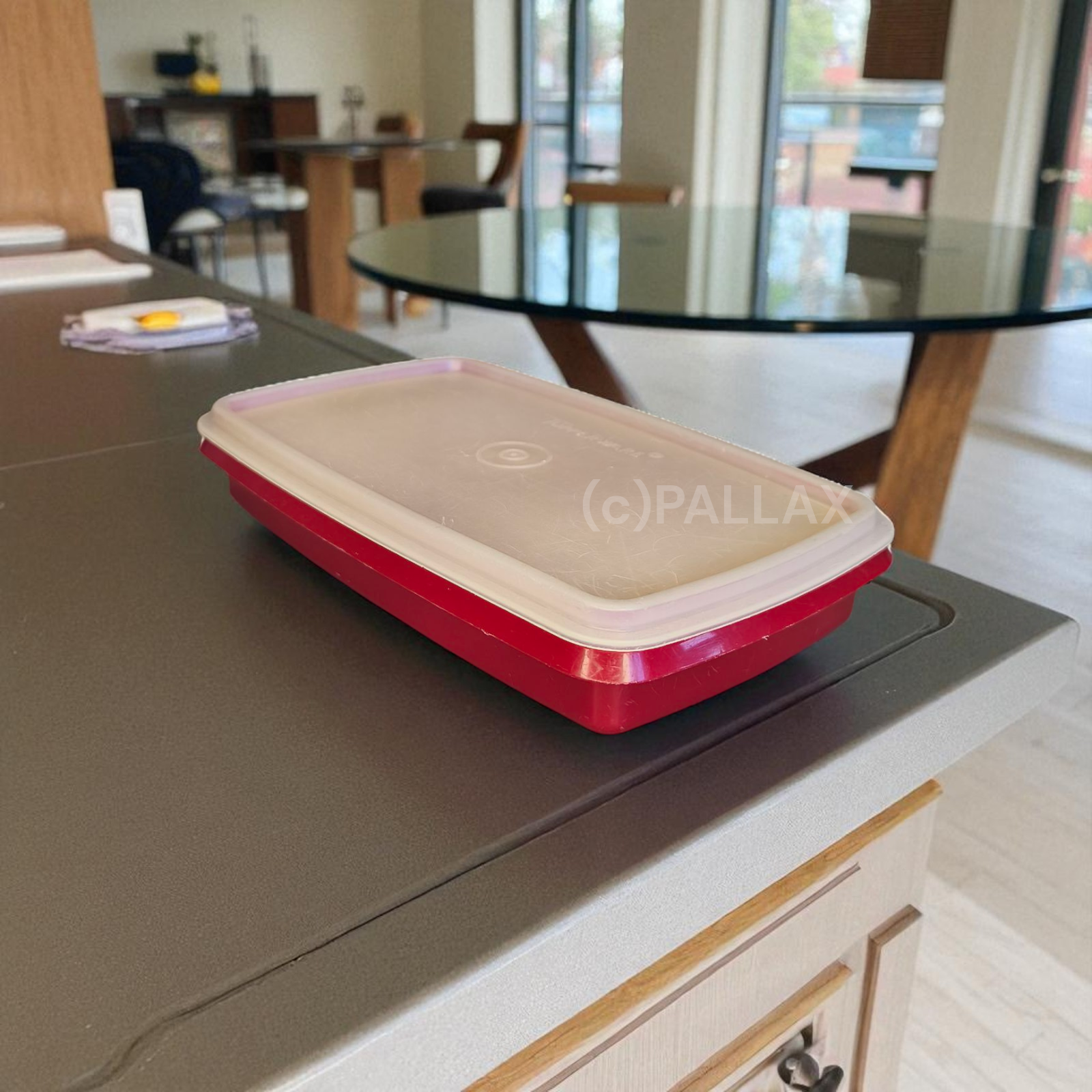 TUPPERWARE A16 VESPERLE 750 ML ROT BROTDOSE VESPERBOX