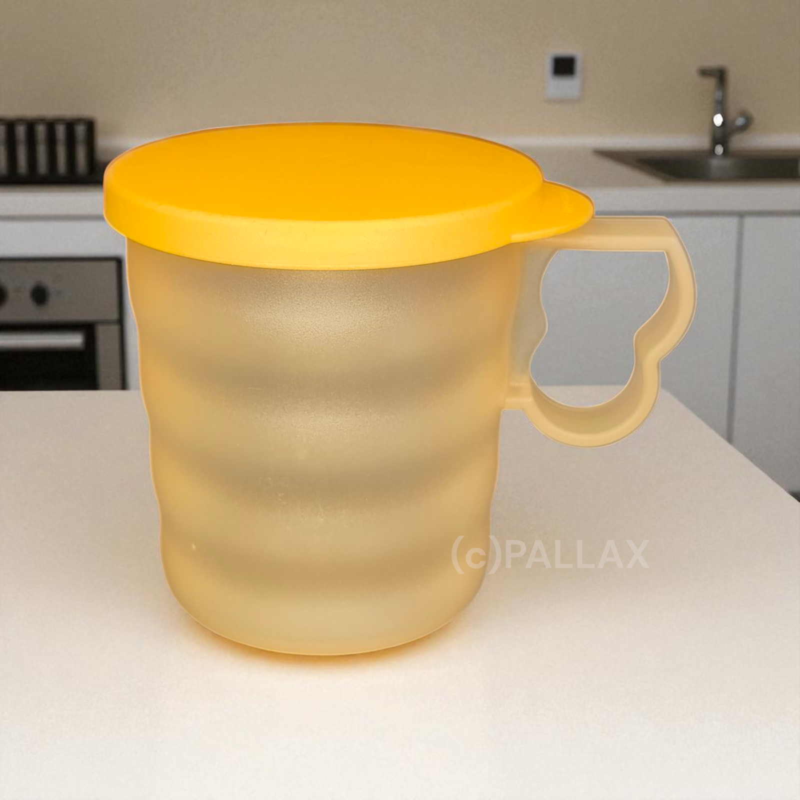 TUPPERWARE J25 JUNGE WELLE TASSE MIT DECKEL 350 ML ORANGE