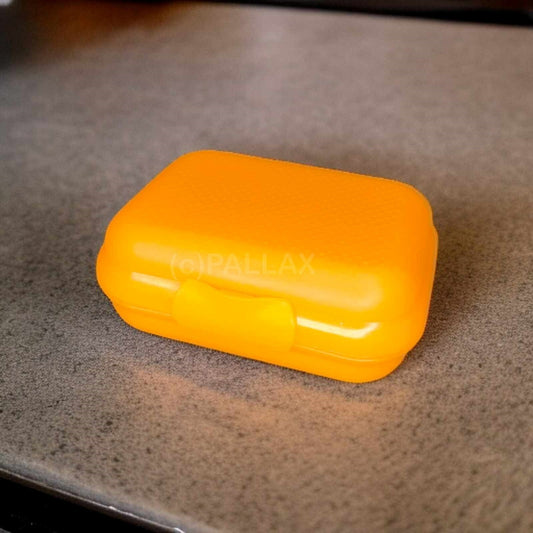 TUPPERWARE A26 TWIN MIT KLICK-VERSCHLUSS ORANGE BROTDOSE PAUSENBOX