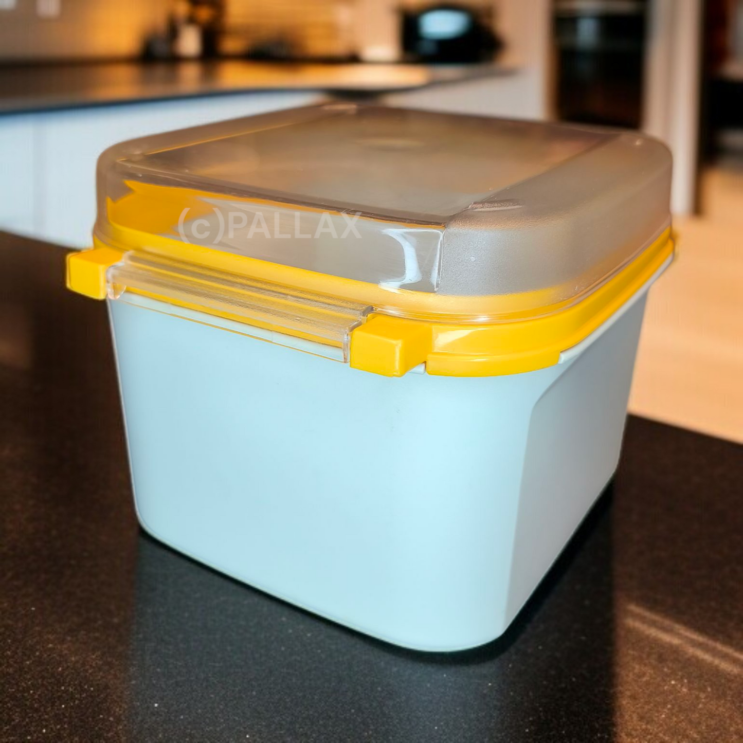 TUPPERWARE A87 BELLEVUE BEHÄLTER 2,6 L GELB WEISS VORRATSDOSE