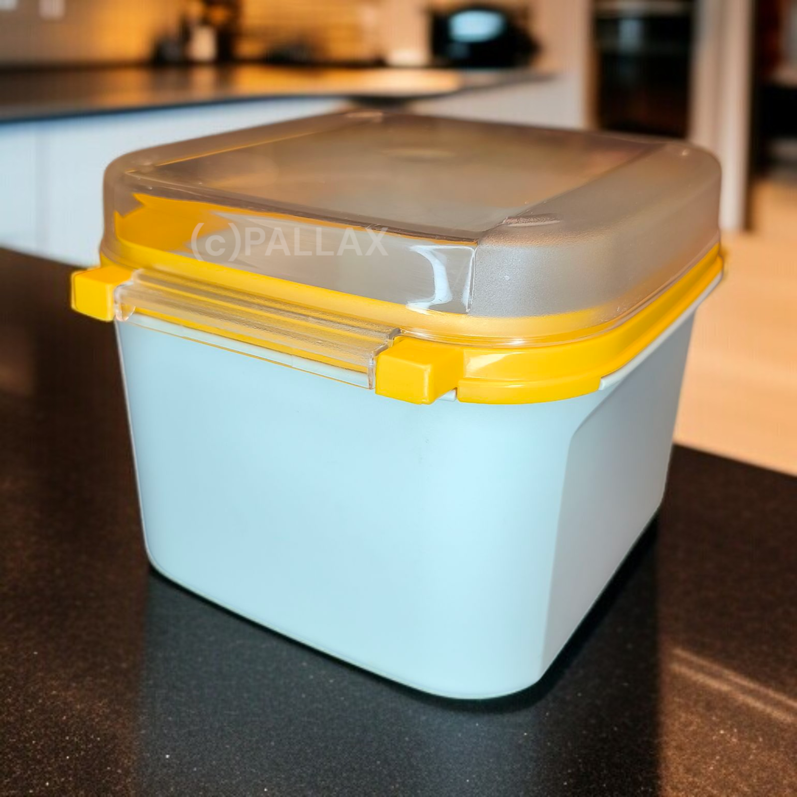 TUPPERWARE A87 BELLEVUE BEHÄLTER 2,6 L GELB WEISS VORRATSDOSE