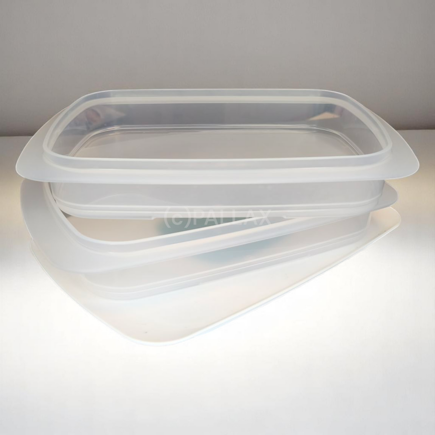 TUPPERWARE COOL`N FRESH BEHÄLTER 2x 700 ML + KLIMADECKEL TÜRKIS