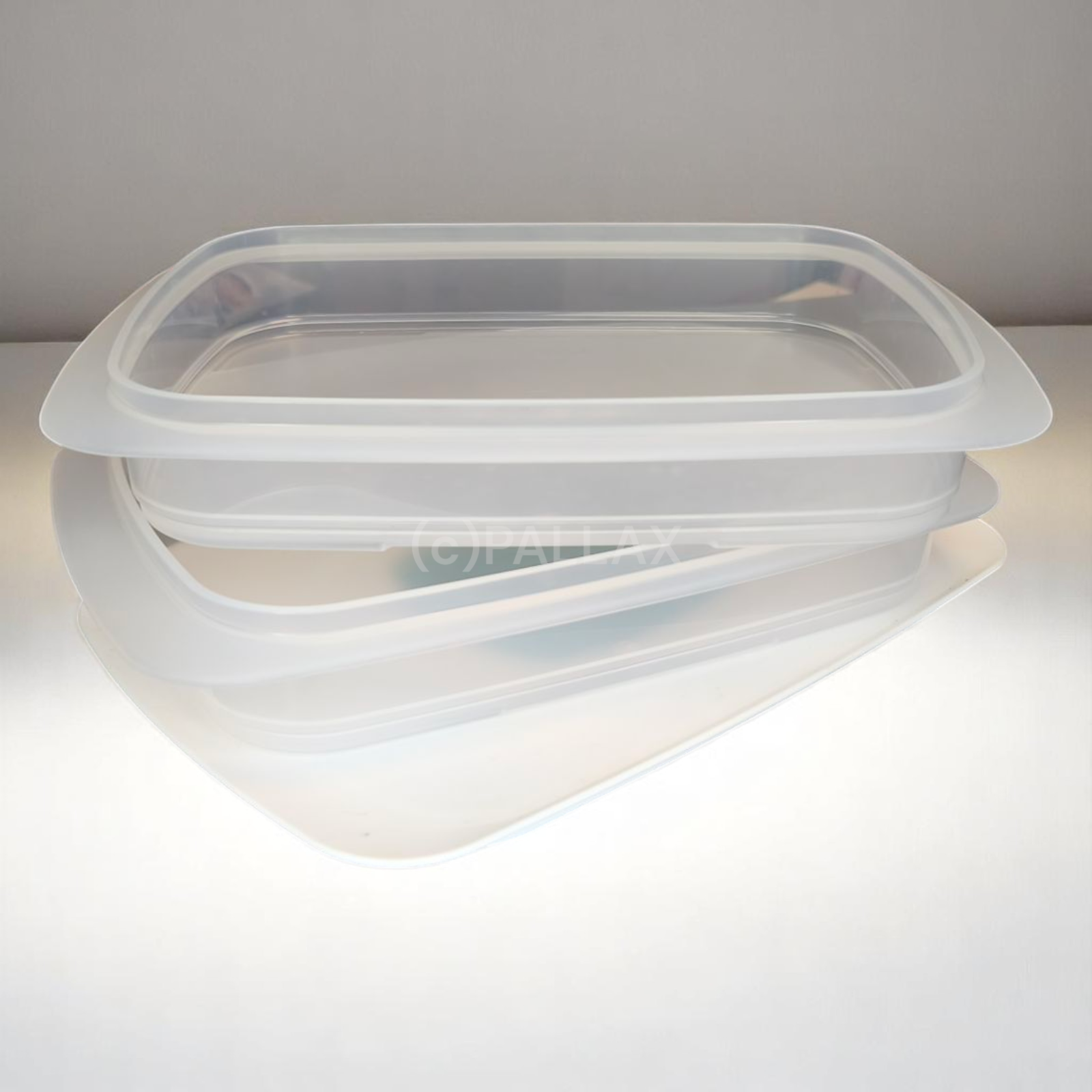 TUPPERWARE COOL`N FRESH BEHÄLTER 2x 700 ML + KLIMADECKEL TÜRKIS