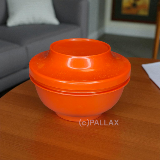 TUPPERWARE B18 DUO ORIENTAL SCHÜSSEL 350 ML ALT-ORANGE