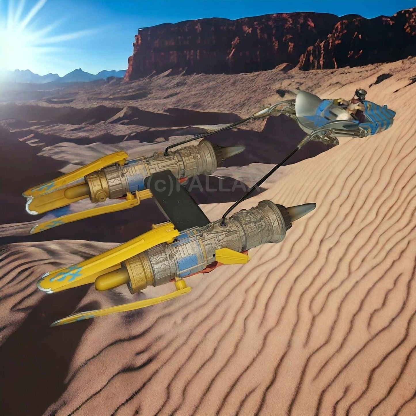 STAR WARS EPISODE I - ANAKIN`S PODRACER + ANAKIN SKYWALKER / HASBRO 1999