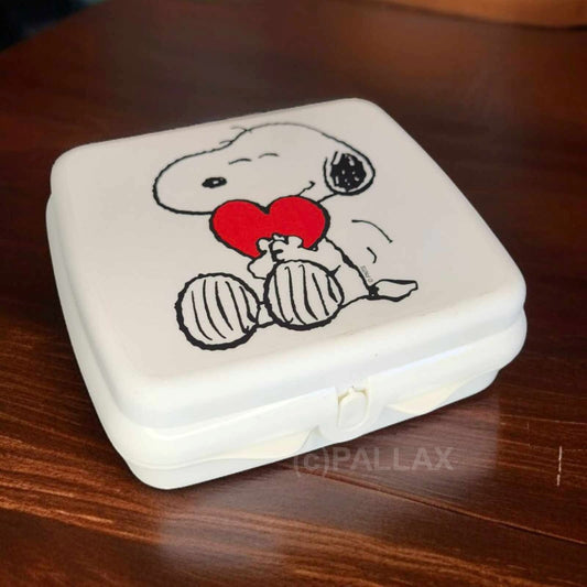 TUPPERWARE T103 ECO+ SANDWICH-BOX SNOOPY WEISS BROTDOSE VESPERBOX