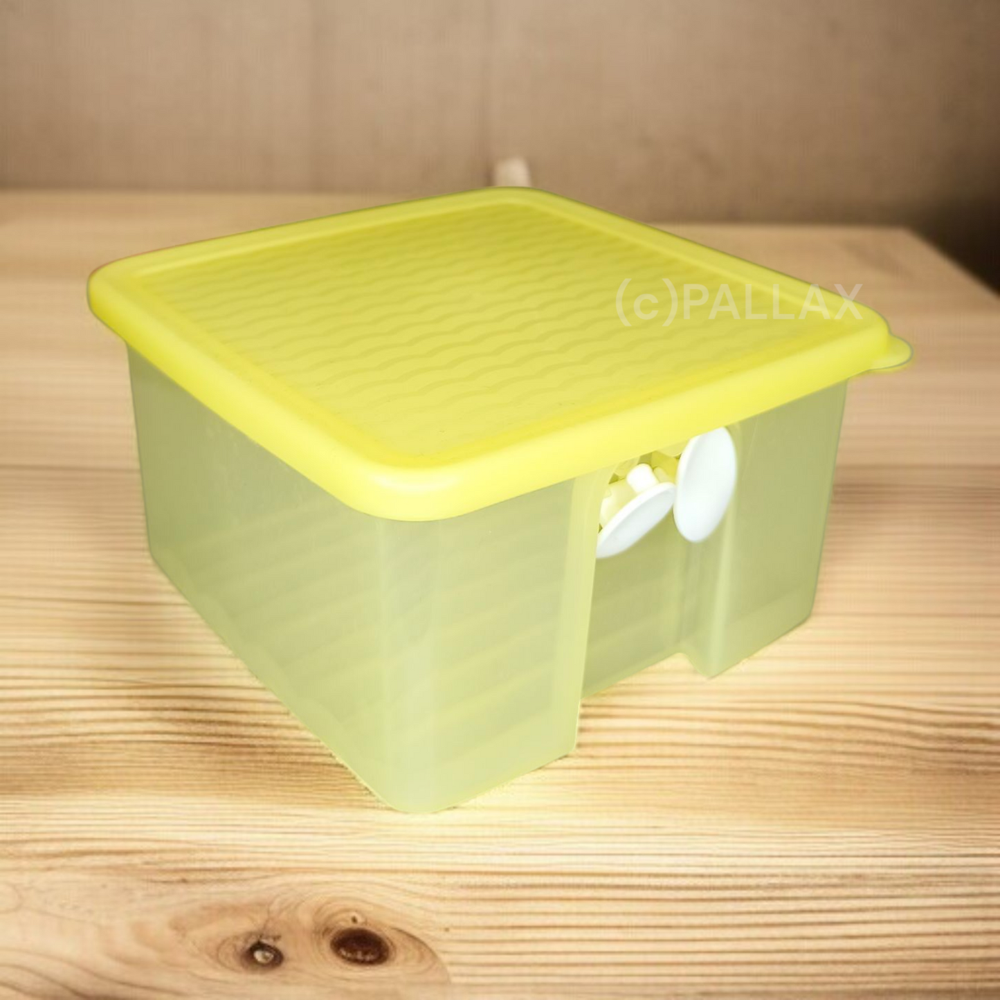 TUPPERWARE A110 PRIMA KLIMA BEHÄLTER 1,0 L GELB OBST GEMÜSE KÜHLSCHRANK