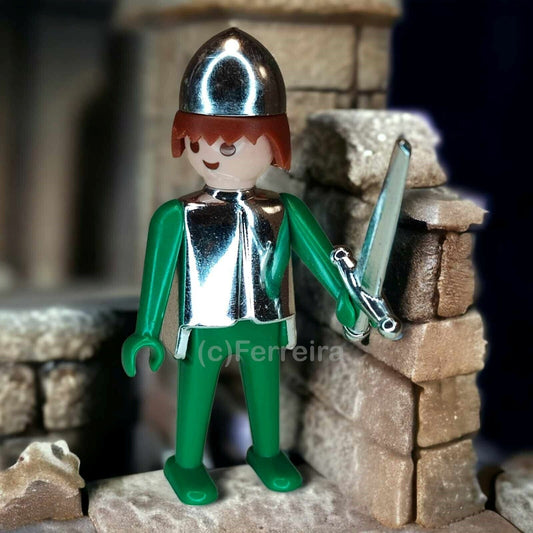 PLAYMOBIL 3269-A  RITTER KLICKY CHROM VINTAGE 1974