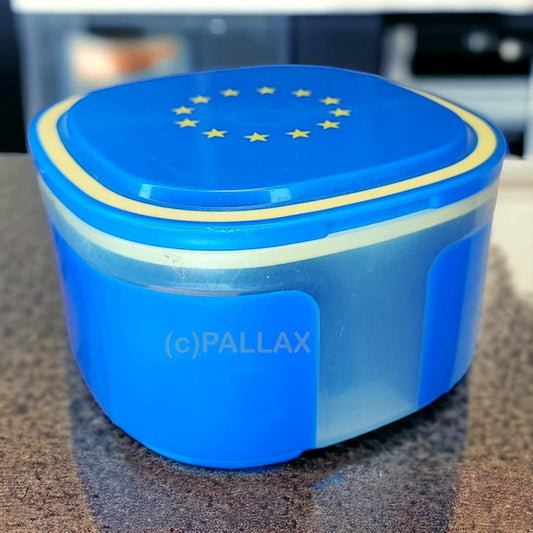 TUPPERWARE A34 SKYLINE 700 ML EUROPA-EDITION BLAU SONDERFARBE VORRATSDOSE