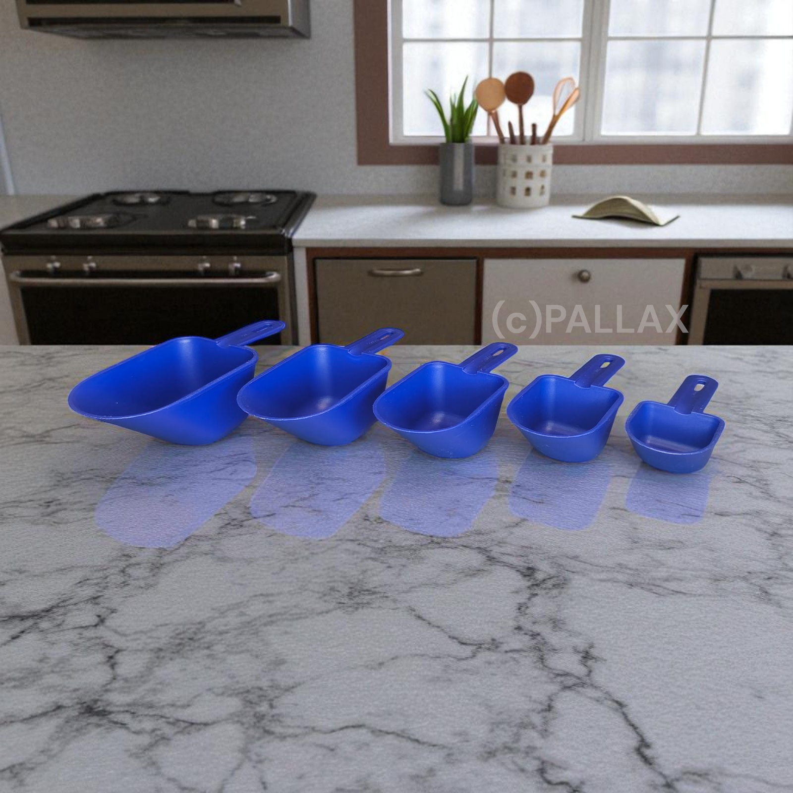 TUPPERWARE D43 DIE MASSGEBLICHEN 50 ML 100 ML 150 ML 200 ML 250 ML BLAU