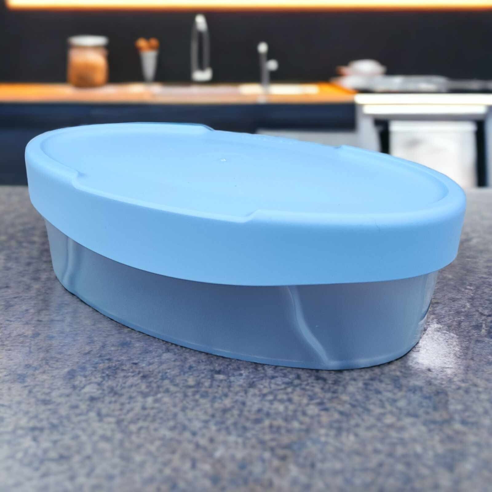 TUPPERWARE J38 JUNGE WELLE VORRATSBEHÄLTER 0,5 L BLAU TROCKENVORRAT