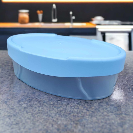 TUPPERWARE J38 JUNGE WELLE VORRATSBEHÄLTER 0,5 L BLAU TROCKENVORRAT