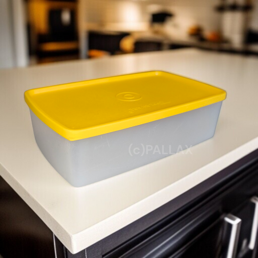TUPPERWARE G17 KÜHLES LOTTCHEN 1,5 L SONNEN-GELB GEFRIERBEHÄLTER