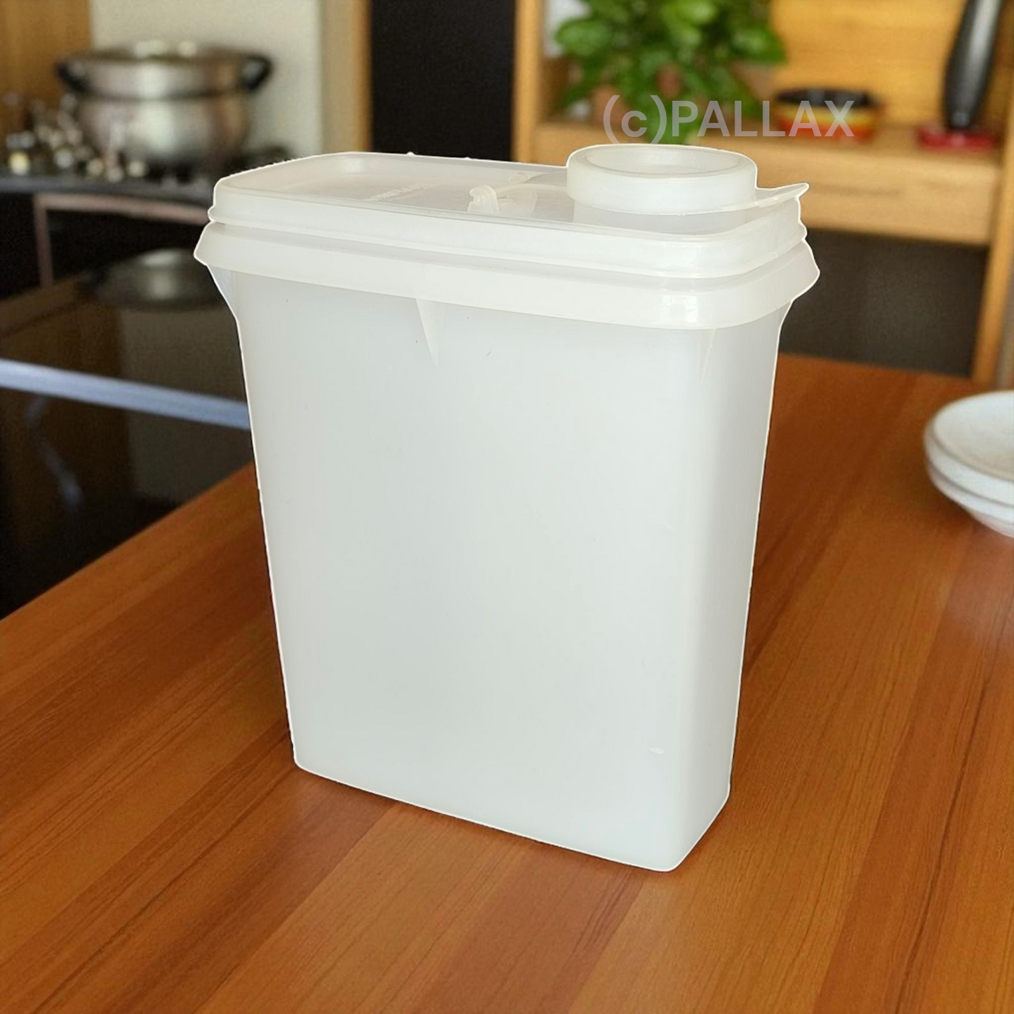 TUPPERWARE VINTAGE STREUKANISTER 750 ML FARBLOS TROCKENVORRAT