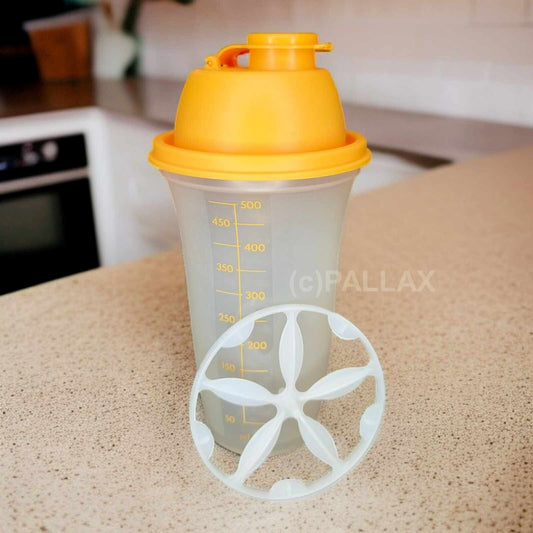 TUPPERWARE D10 MIX-FIX 500 ML ORANGE SCHÜTTELBECHER SHAKER MIX-BECHER