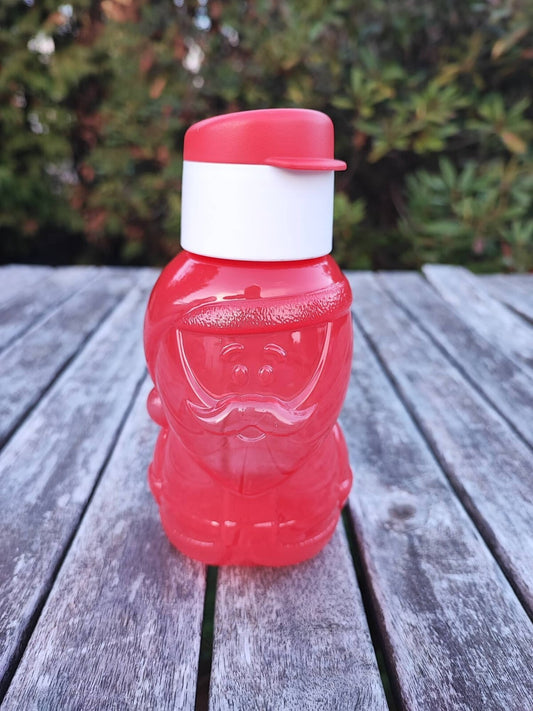 TUPPERWARE ECO EASY WEIHNACHTSMANN KINDER-TRINKFLASCHE 350 ML ROT