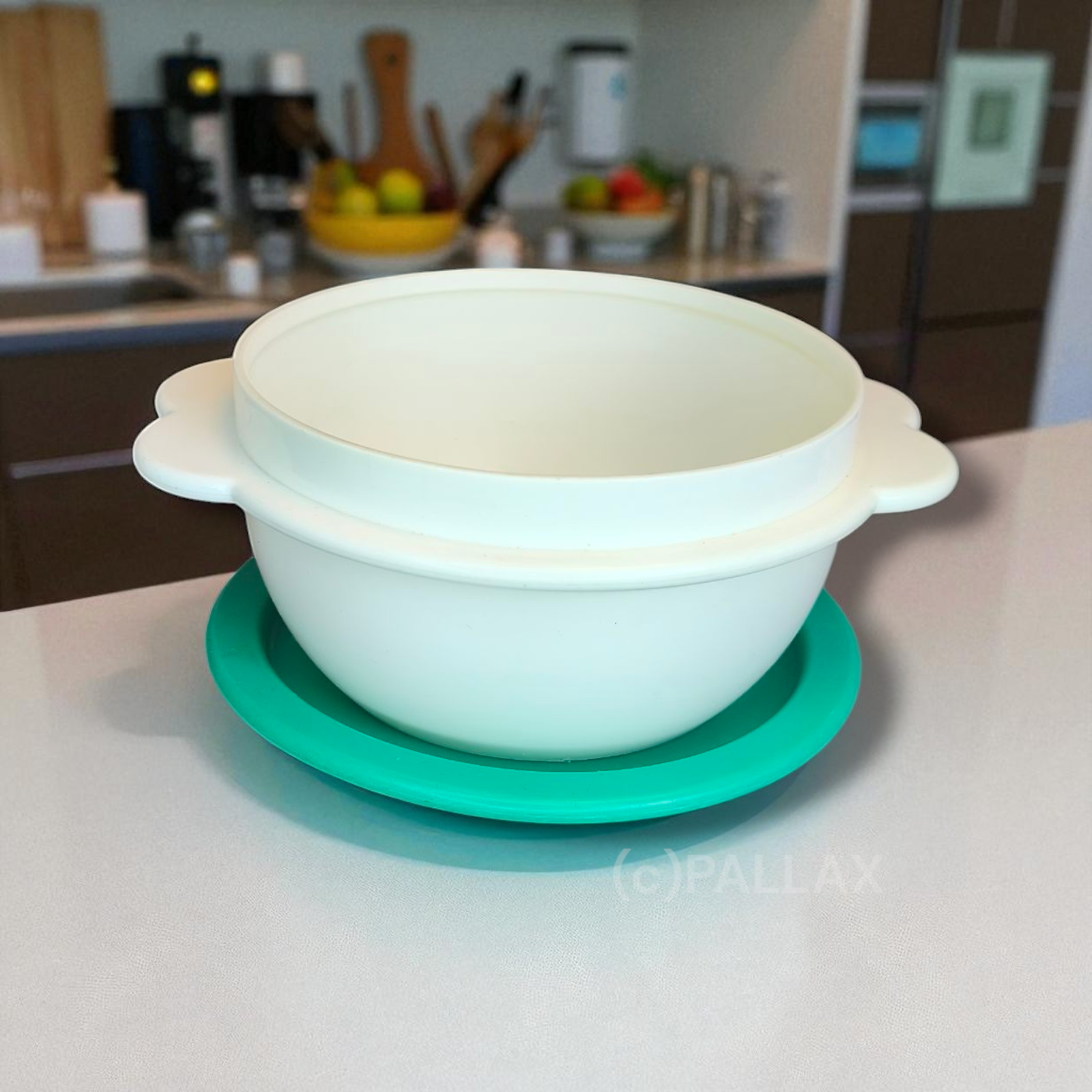 TUPPERWARE B20 FRISCHE-EXPRESS SCHÜSSEL 400 ML GRÜN WEISS