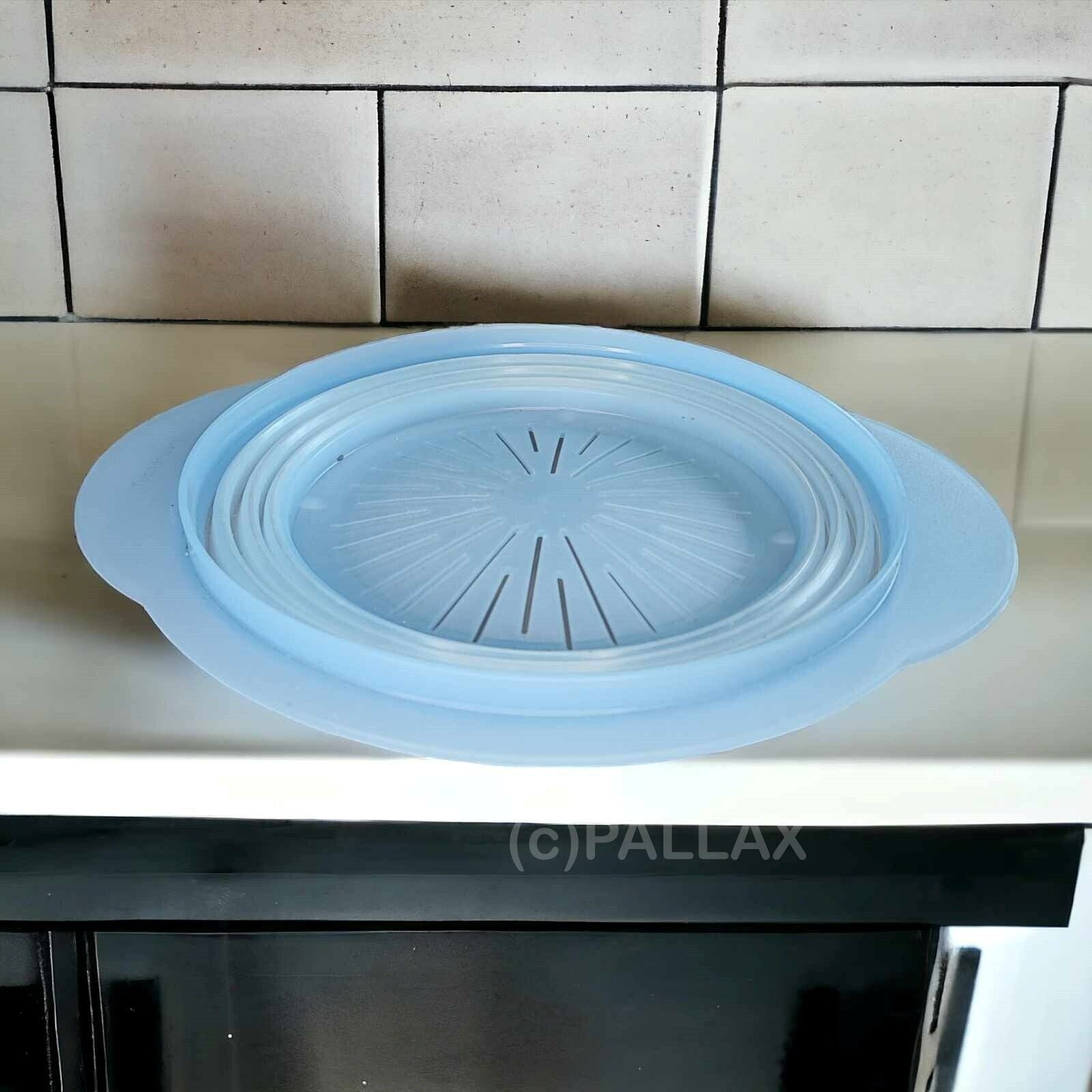 TUPPERWARE B41 MINI-MAX SIEB HELLBLAU 23,0 CM  FALTBAR