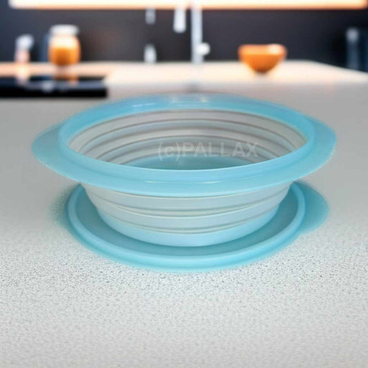 TUPPERWARE B43 MINI-MAX 2,0 L SCHÜSSEL FALTSCHÜSSEL HELLBLAU