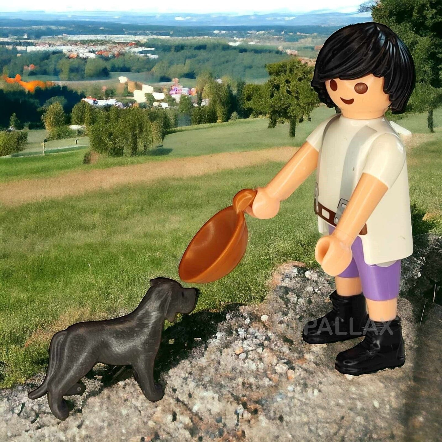 PLAYMOBIL 70162 MILKA MANN MIT HUND WERBEARTIKEL / 2019