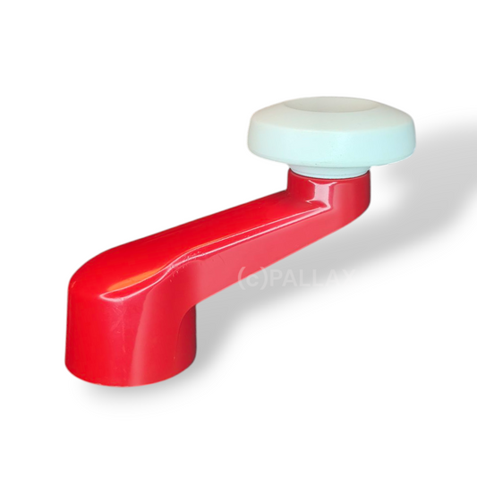 TUPPERWARE ERSATZTEIL KURBEL-GRIFF ROT FÜR D130 D150 QUICK-CHEF 2 + 3