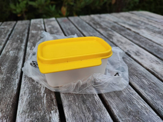 TUPPERWARE BASICLINE 160 ML MINI-VORRATSBEHÄLTER GELB
