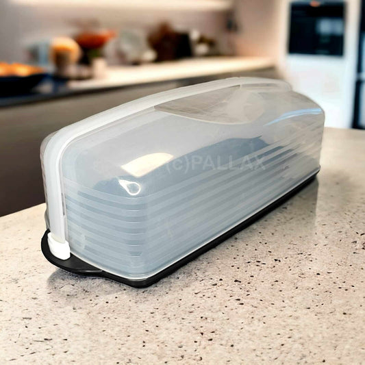 TUPPERWARE C99 KÖNIGSKUCHEN-BEHÄLTER SCHWARZ TORTENBEHÄLTER