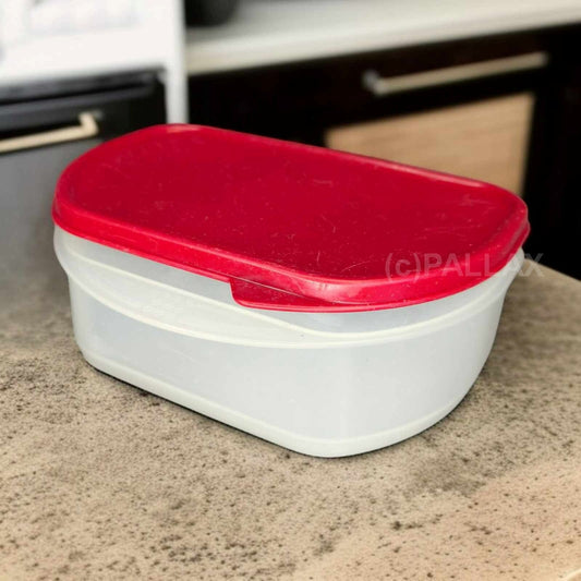 TUPPERWARE A22 FRISCHE-KABINETT HALB 650 ML ROT VORRATSDOSE KÜHLSCHRANK
