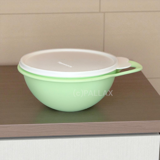 TUPPERWARE BACKSCHÜSSEL 1,4 L GRÜN WEISS SONDERMODELL