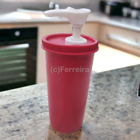 TUPPERWARE VINTAGE KETCHUP-SPENDER ROT 150 ML