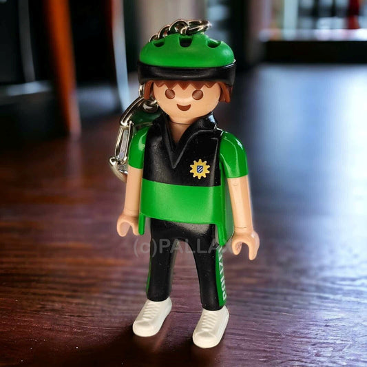 PLAYMOBIL 30790172 SCHLÜSSELANHÄNGER FAHRRAD-POLIZIST / 2003