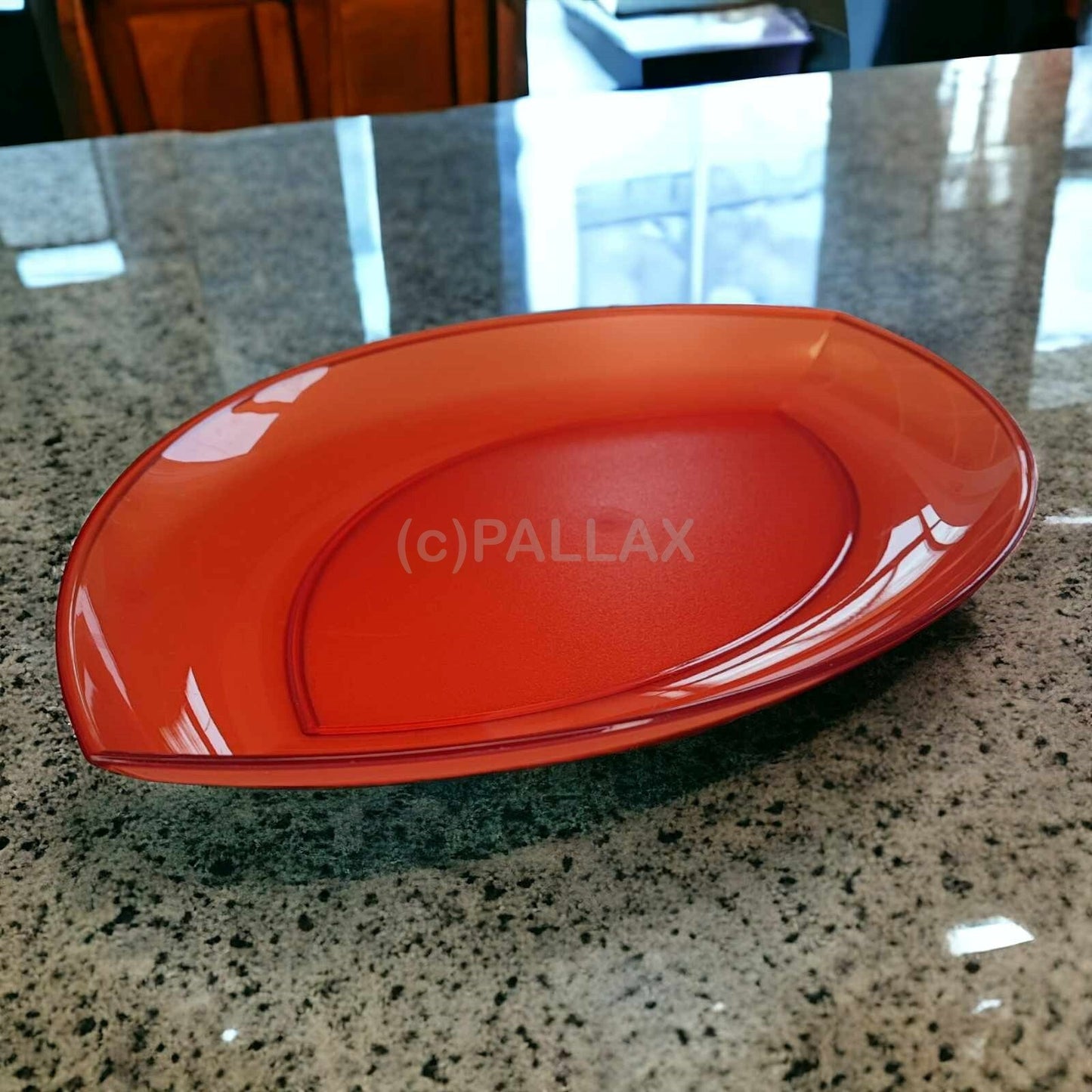 TUPPERWARE ELEGANZIA GROSSE SINFONIE SCHALE ORANGE 40 CM SONDERMODELL OBSTSCHALE
