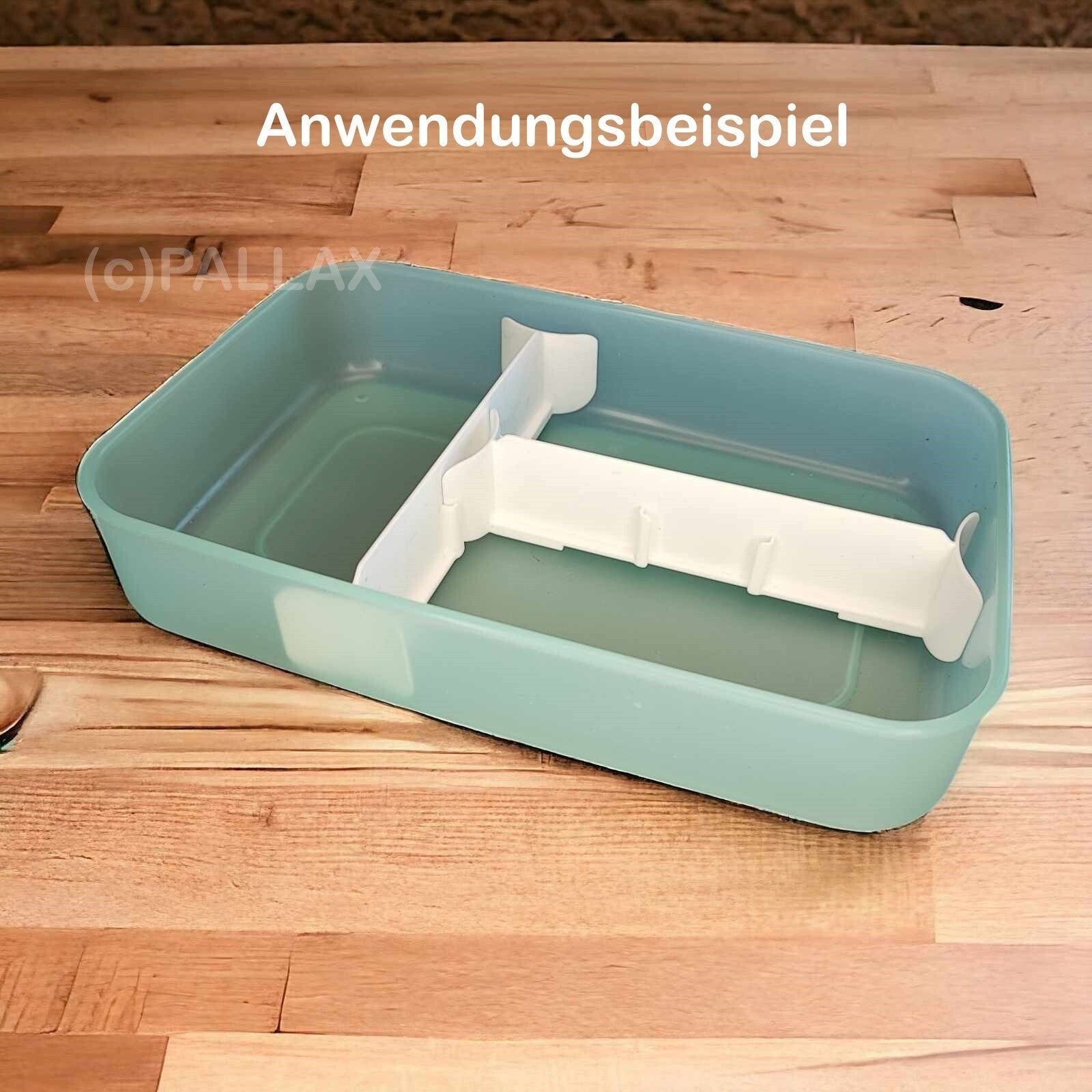 TUPPERWARE A149 QUADRO-TEILER EINTEILUNG FÜR QUADRO-BEHÄLTER WEISS