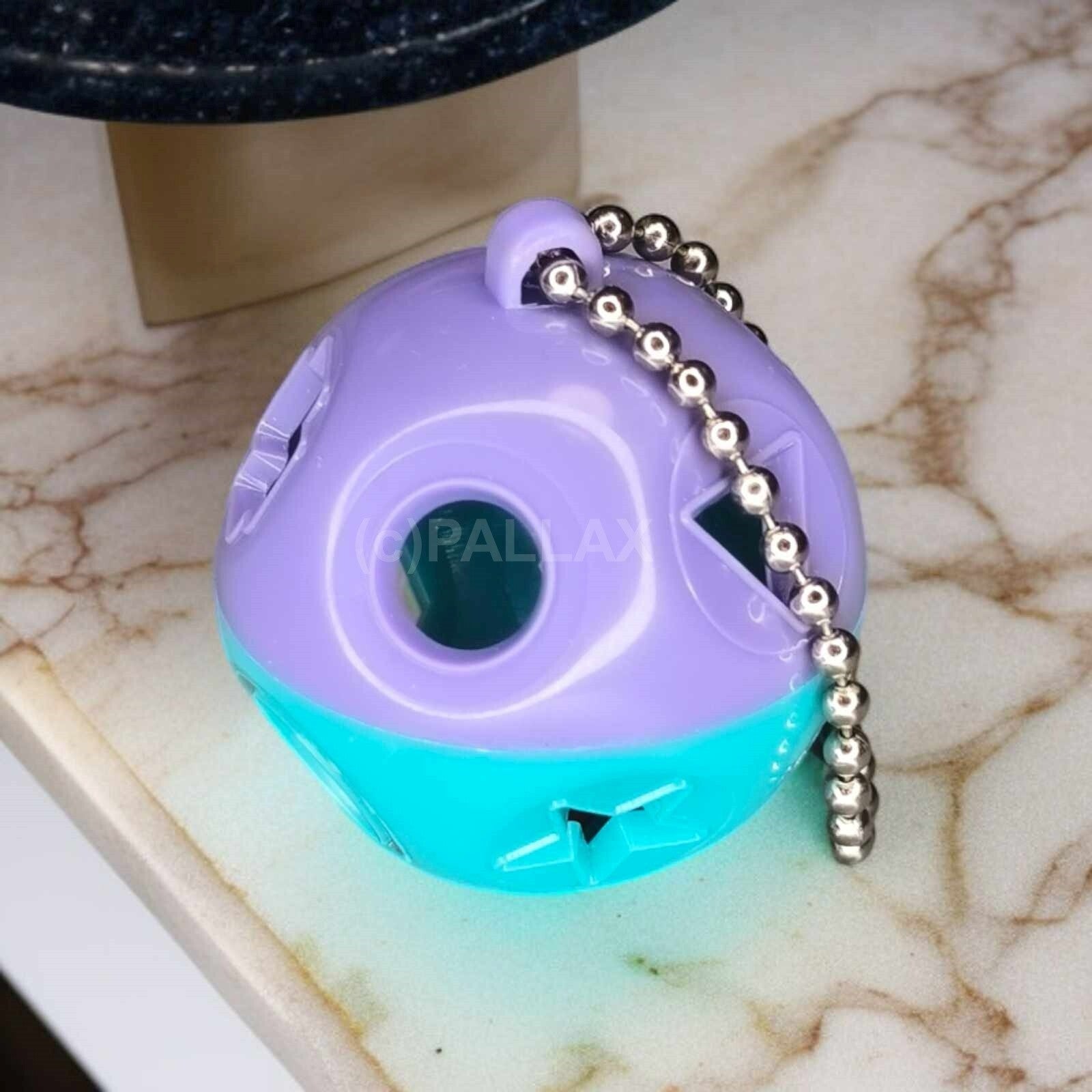 TUPPERWARE SCHLÜSSELANHÄNGER KOMBI-BALL TÜRKIS LILA