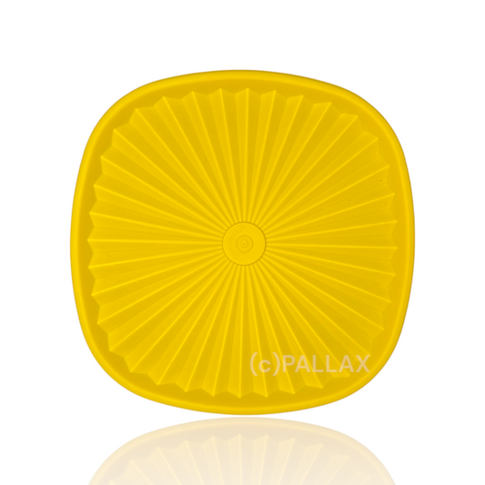 TUPPERWARE ERSATZTEIL PARTY-SONNEN-DECKEL OVAL 21 x 21 CM GELB B13